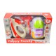 Set aspirator si fier de calcat pentru copii, roz, Happy Family - LS8237K