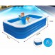 Piscina gonflabila dreptunghiulara, fabricata din PVC,dimensiuni 130x92x52cm - PSC1