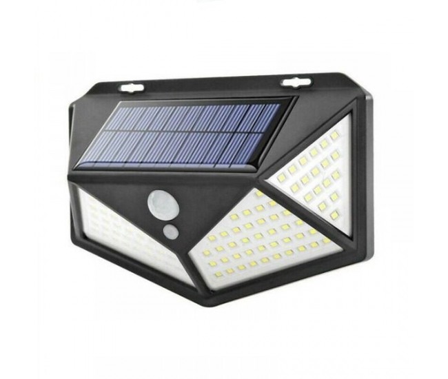 Lampa solara 114 LED-uri 2400 mAh, cu senzor de miscare, 700 lumeni - CL114