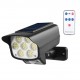 Camera falsa cu lampa solara, 63 LED-uri, cu senzor de miscare, 180W - SH863B