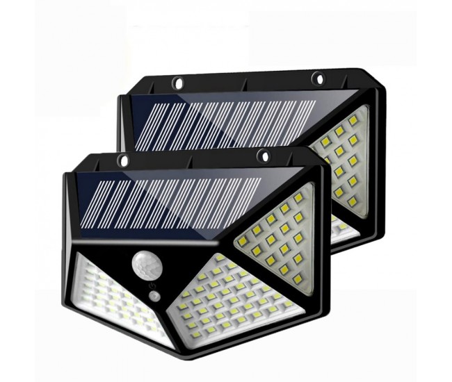 Lampa solara 100 LED-uri 1800 mAh, cu senzor de miscare - CL100