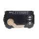 Radio MP3 Portabil cu incarcare solara bluetooth lanterna, USB, TF, AUX, Negru - PX778BLACK