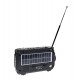 Radio MP3 Portabil cu incarcare solara bluetooth lanterna, USB, TF, AUX, Negru - PX778BLACK