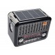 Radio cu MP3 Bluetooth Panou Solar Lanterna USB, TF, AUX, Negru - FM355BS