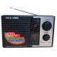 Radio MP3 cu AUX, 150 W, negru