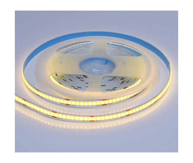 BANDA COB LED ALB-CALD - FLEXIBIL - 252LED/M - 12W/ML - ROLA/5M