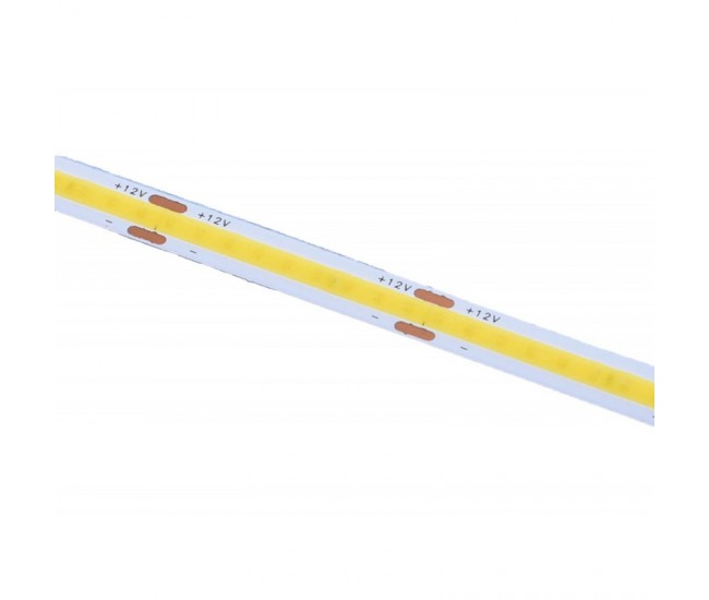 BANDA COB LED ALB-NEUTRU - FLEXIBIL - 252LED/M - 12W/ML - ROLA/5M