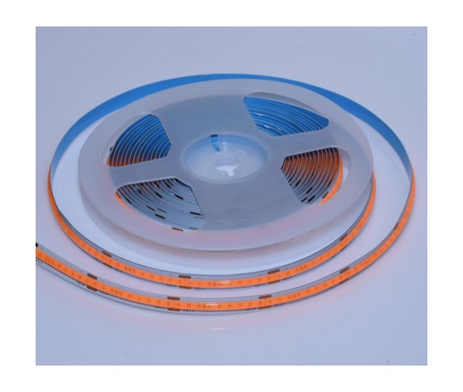 BANDA COB LED ROZ - FLEXIBIL - 252LED/M - 12W/ML - ROLA/5M