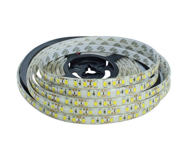 BANDA LED 2835 - 120LED/M , EXTERIOR - DC 12V 9,6W/ML , 5M/ROLA , VERDE