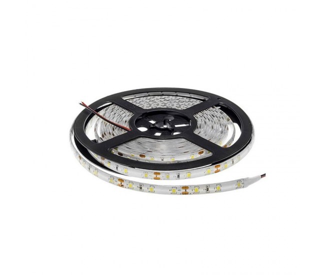 BANDA LED 3528 - 60LED/M EXTERIOR-SILICON , DC 12V 4,8W/ML , 5M/ROLA , VERDE