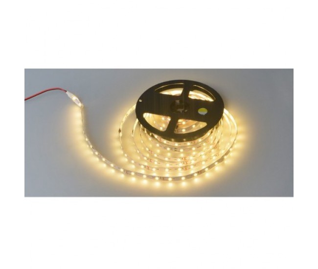 BANDA LED 3528 - 60LED/M EXTERIOR-SILICON , DC 12V 4,8W/ML , 5M/ROLA ALB-CALD