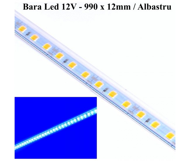 BARA CU 72 LED SMD 5050 / ALBASTRU, 990X12X1MM