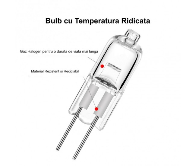 BEC HALOGEN BULB GU4 ,12V - 10W