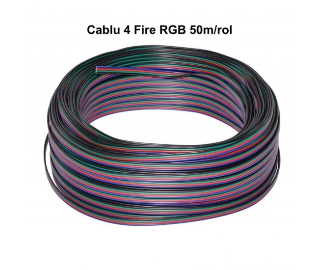 CABLU ALIMENTARE RGB 4 FIRE , 50M/ROL