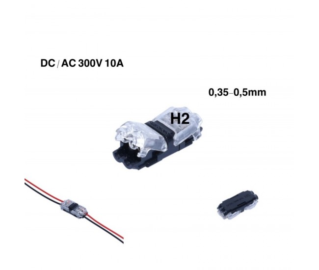 CONECTOR H2 CU BLOCARE , 300V-10A