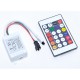 CONTROLER DINAMIC PENTRU LED RGB CU IR , 24T-3FIRE