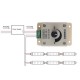 CONTROLER MANUAL LED MONOCROM 12V/24V-8A