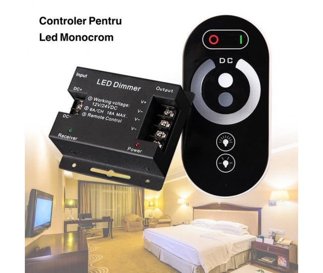 CONTROLER TOUCH , LED MONOCROM 12V/24V DC