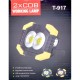 LAMPA DE LUCRU TIP PROIECTOR , 2 X COB + 1SMD + SOLAR