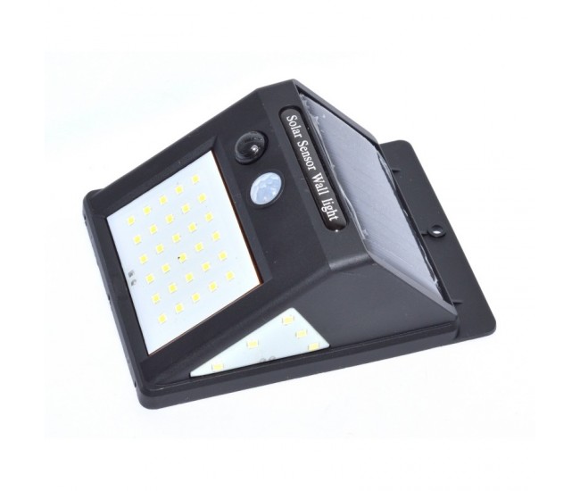 LAMPA DE PERETE 40 LED + INCARCARE SOLARA SI SENZOR