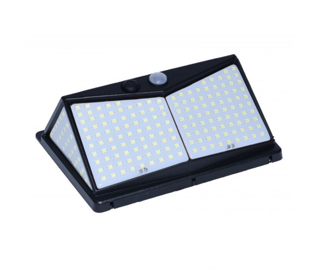 LAMPA DE PERETE SOLARA 208 LED + SENZOR