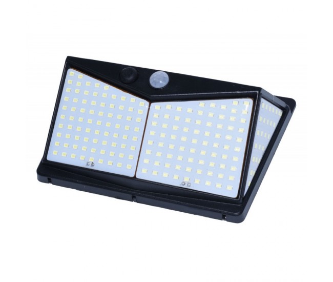 LAMPA DE PERETE SOLARA 208 LED + SENZOR