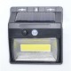 LAMPA DE PERETE SOLARA LED COB + SENZOR FA-566