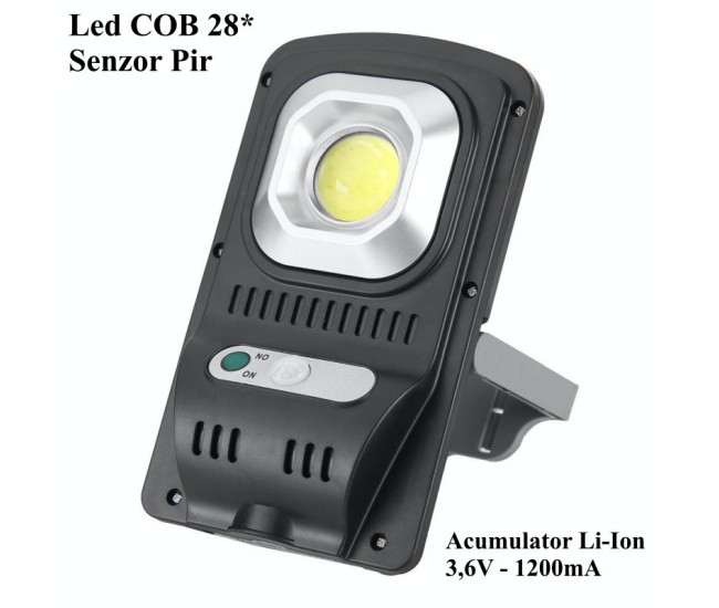 LAMPA SOLARA CU LED COB 28* / JX-116