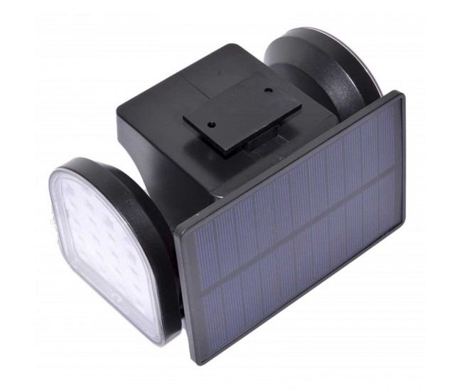 LAMPA SOLARA DUBLA 2 X 28 LED + SENZOR JC13-1