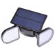 LAMPA SOLARA DUBLA 2 X 28 LED + SENZOR JC13-1