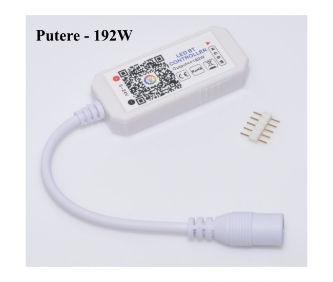 MINI CONTROLER LED RGBW CU BLUETOOTH , 5 - 24V