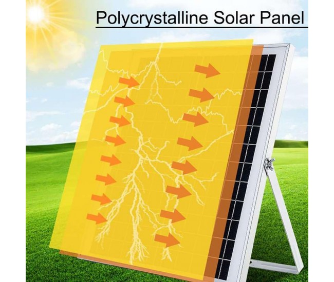 PROIECTOR 100W CU PANOU SOLAR ȘI TELECOMANDA