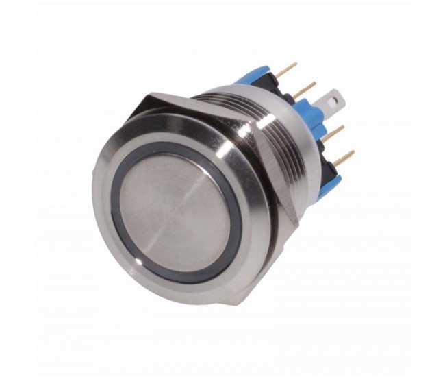 Push Buton 22mm / 24V Led Alb