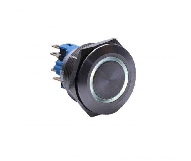 Push Buton 22mm / 24V Led Alb