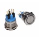 PUSH BUTON 22MM / 24V LUMINA ALBASTRU