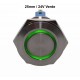 PUSH BUTON 25MM / 24V LED VERDE