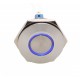 PUSH BUTON 30MM / 24V LED ALBASTRU