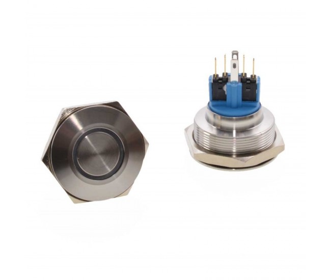 PUSH BUTON 30MM / 24V LED VERDE