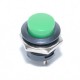 PUSH BUTON VERDE FARA RETINERE ,14X24MM