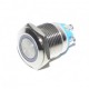 PUSH METALIC 16MM CU LED FARA RETINERE 12V