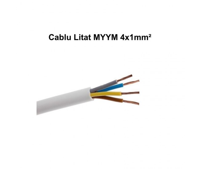 CABLU ELECTRIC LITAT 4X1MM² ALB MYYM LITAT / 100ML