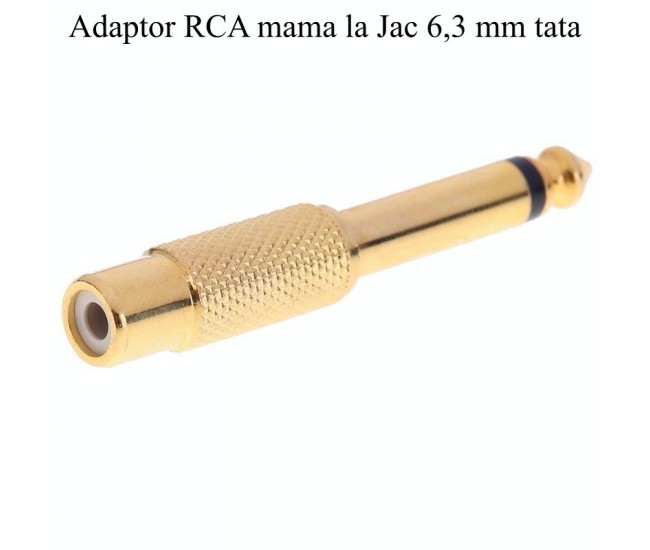 ADAPTOR JAC 6,3 TATA MO - RCA MAMA , AURIU