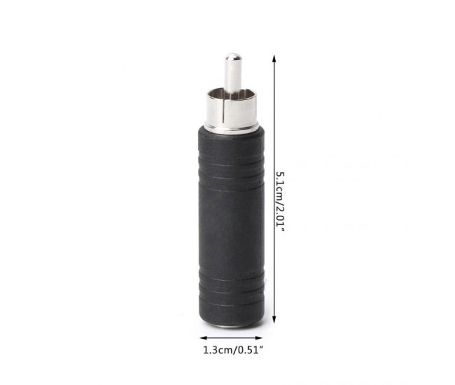 ADAPTOR RCA TATA - JACK 6,3 MAMA