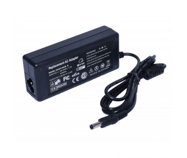 ALIMENTATOR DE LAPTOP 18,5V-3,5A / DC 5,5X2,5MM