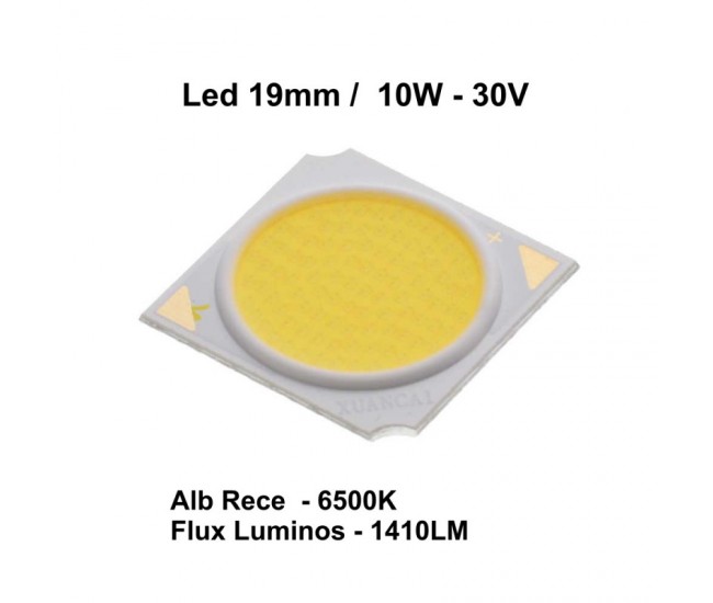 LED COB 19MM , PUTERE 10W