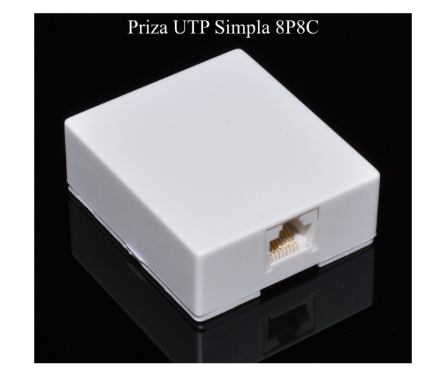 PRIZA SIMPLA DE UTP 8P8C