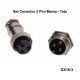 SET CONECTOR TIP AVIATOR 3 PINI