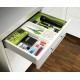 Organizator extensibil pentru sertar, din polipropilena, verde - 7023