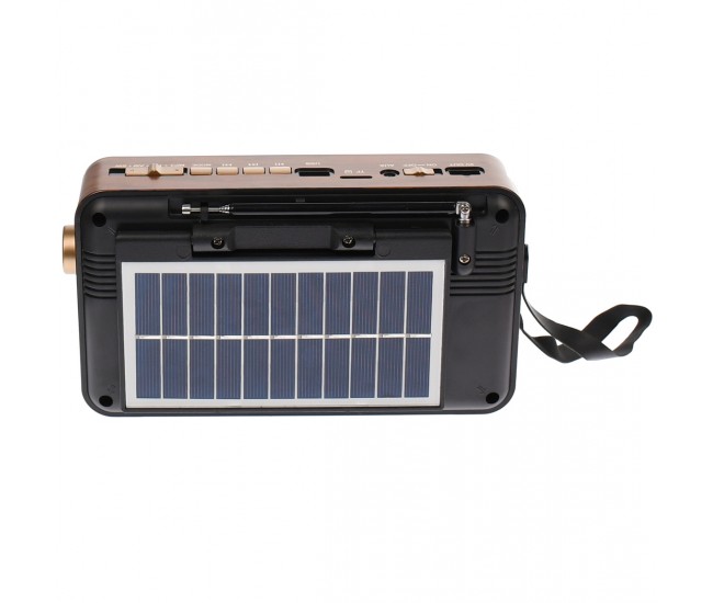 Radio MP3 player, cu panou solar, baterie reincarcabila, sd, usb - M520BTS