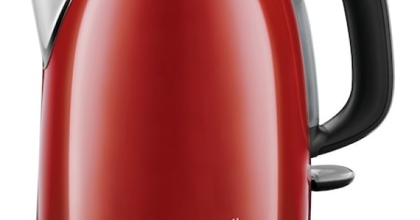 RUSSELL HOBBS COLOURS PLUS COMPATTO FLAME RED (24992-70) BOLLITORE 1LT 2400W